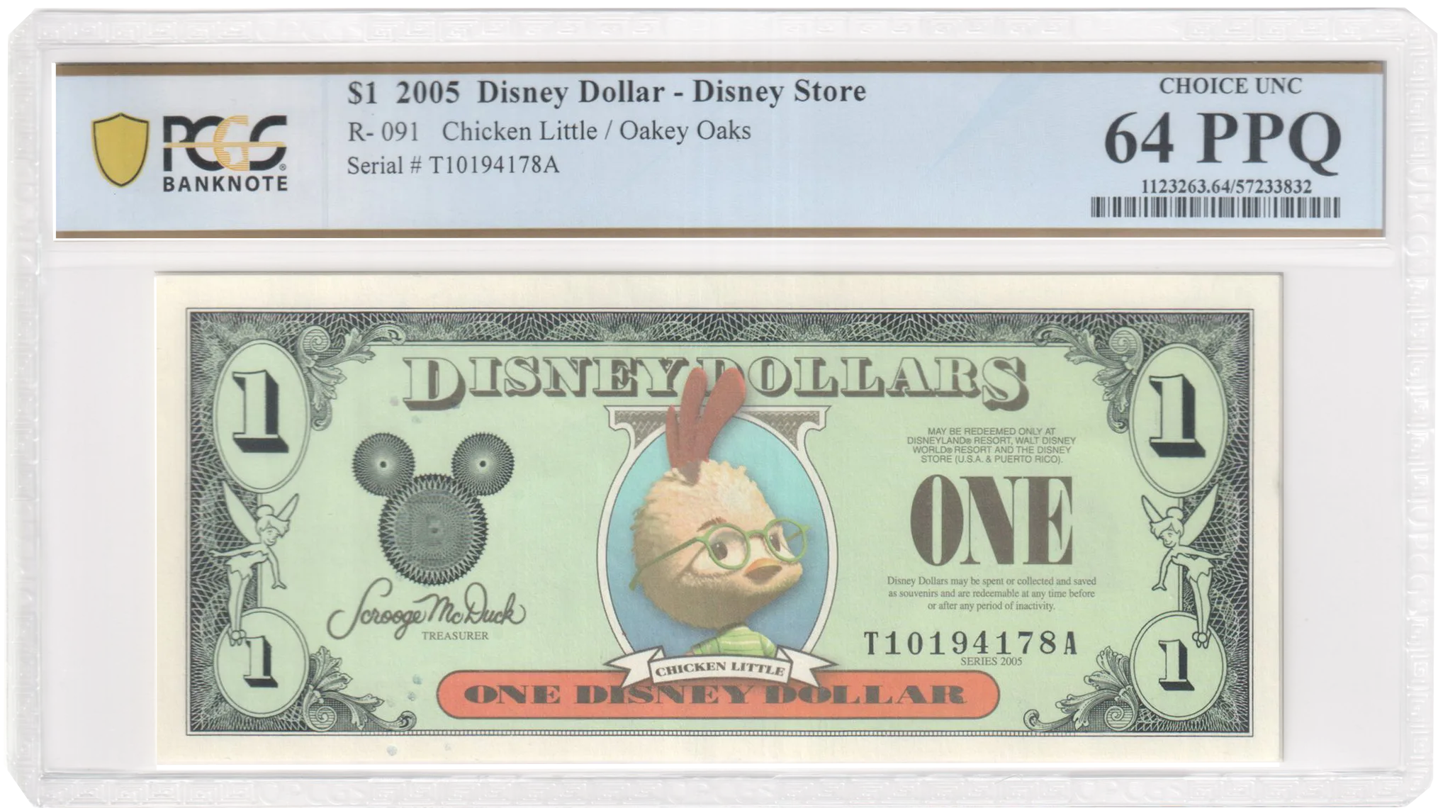 Disney Dollar 6